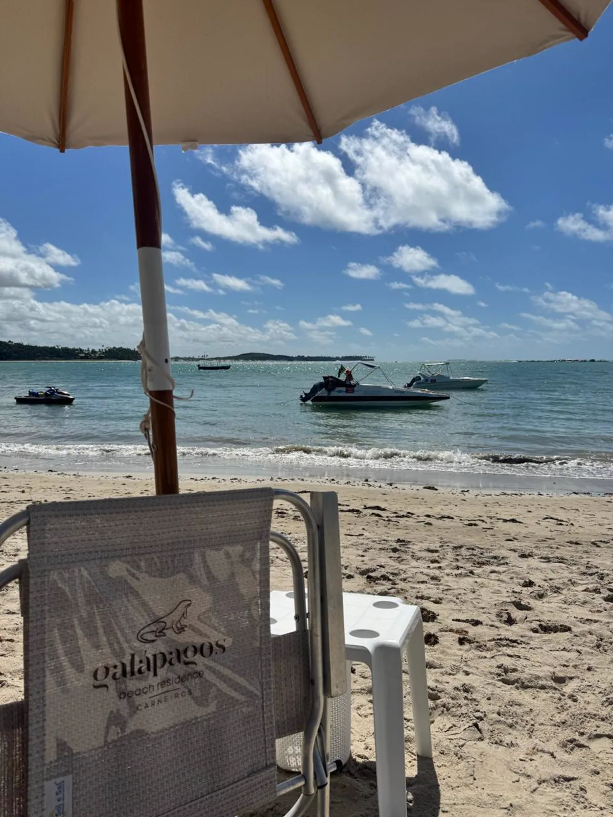 Vista da Praia dos Carneiros a partir do empreendimento Galápagos